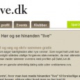Førstehåndindtryk: Når du lander på DateLive.dk så har siden en grå/hvid kedelig farve, det eneste der egentlig skiller sig ud fra mængden er det rød/hvide logo i toppen af siden....