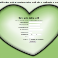 Førstehåndindtryk: Når man havner på enDate.dk så bliver man mødt af et stort hjerte med en “opret profil” formular. Med store typer i toppen står der: GRATIS DATING.. og ja.....