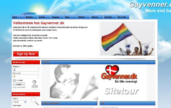 Gayvenner.dk - Forside