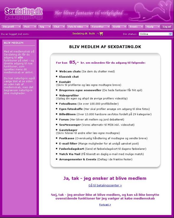 sexdating.dk - start