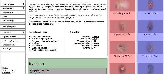Førstehåndsindtryk: Når man lander på xKlub.dk, så ligner siden ikke verdens vildeste datingside. Der bliver ellers logget med en meget aktiv chat, og en side hvor man kan være fræk.....